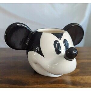 Treasure Craft Walt Disney Mickey Mouse 3D Face Animation Character Mug VTG